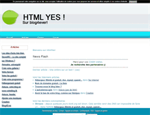 Tablet Screenshot of htmlyes.blog4ever.com