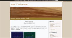 Desktop Screenshot of amazonedelapaix.blog4ever.com