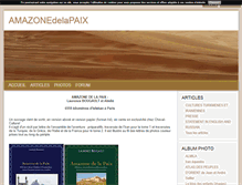 Tablet Screenshot of amazonedelapaix.blog4ever.com