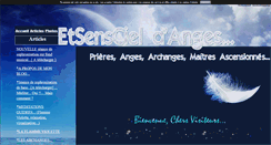 Desktop Screenshot of etsensciel-dange.blog4ever.com