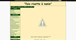 Desktop Screenshot of faisrisette.blog4ever.com