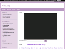 Tablet Screenshot of creajosy.blog4ever.com