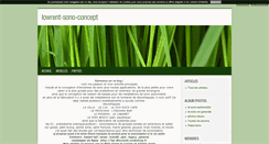 Desktop Screenshot of lowrent-sono-concept.blog4ever.com