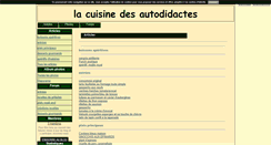 Desktop Screenshot of lacuisinedesautodidactes.blog4ever.com