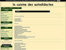 Tablet Screenshot of lacuisinedesautodidactes.blog4ever.com