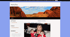 Desktop Screenshot of marylou.blog4ever.com