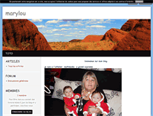 Tablet Screenshot of marylou.blog4ever.com