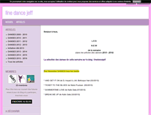 Tablet Screenshot of linedancejeff.blog4ever.com
