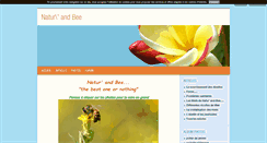 Desktop Screenshot of natur-and-bee-com.blog4ever.com