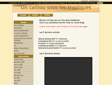 Tablet Screenshot of nouvellecaledonie.blog4ever.com