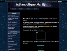 Tablet Screenshot of marilyn-monroe.blog4ever.com
