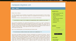 Desktop Screenshot of mariejosee.blog4ever.com