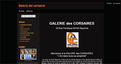 Desktop Screenshot of galeriedescorsaires.blog4ever.com