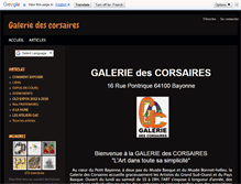 Tablet Screenshot of galeriedescorsaires.blog4ever.com