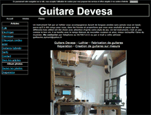 Tablet Screenshot of guitare-devesa.blog4ever.com
