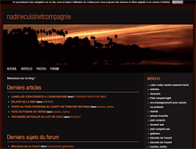 Tablet Screenshot of nadinecuisinetcompagine.blog4ever.com