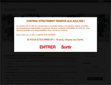 Tablet Screenshot of annuaire-automatique.blog4ever.com