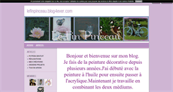 Desktop Screenshot of lefinpinceau.blog4ever.com