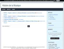 Tablet Screenshot of histoiredelamusique.blog4ever.com