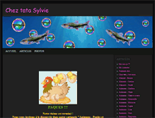 Tablet Screenshot of chez-tata-sylvie.blog4ever.com