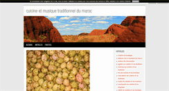 Desktop Screenshot of cuisineetmusiquedumaroc.blog4ever.com