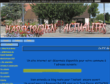 Tablet Screenshot of communedeharskirchen.blog4ever.com