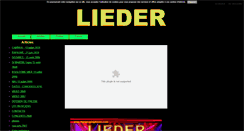 Desktop Screenshot of lieder.blog4ever.com