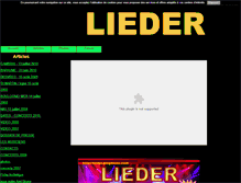 Tablet Screenshot of lieder.blog4ever.com