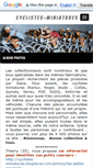 Mobile Screenshot of cyclistes-miniatures.blog4ever.com