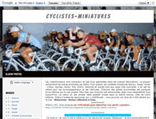 Tablet Screenshot of cyclistes-miniatures.blog4ever.com