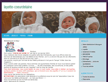 Tablet Screenshot of layette-coeurdelaine.blog4ever.com