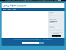 Tablet Screenshot of bebecoucouche.blog4ever.com