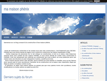 Tablet Screenshot of ma-maison-phenix.blog4ever.com