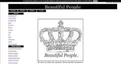 Desktop Screenshot of beautifulpeople.blog4ever.com