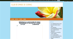 Desktop Screenshot of club-danse-cosnac.blog4ever.com
