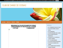 Tablet Screenshot of club-danse-cosnac.blog4ever.com