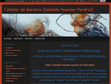 Tablet Screenshot of isabellefournierperdrix.blog4ever.com