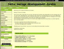 Tablet Screenshot of mariagedurable.blog4ever.com