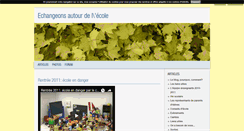 Desktop Screenshot of lecoindesparents.blog4ever.com