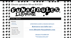 Desktop Screenshot of funambules.blog4ever.com