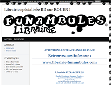 Tablet Screenshot of funambules.blog4ever.com