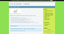 Desktop Screenshot of fcpe-tournon.blog4ever.com