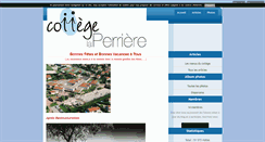 Desktop Screenshot of collegelaperriere.blog4ever.com