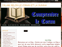 Tablet Screenshot of mouslima-sunnia.blog4ever.com
