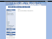 Tablet Screenshot of lorraine-sports-rosselange-foot.blog4ever.com