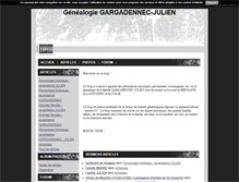 Tablet Screenshot of genealogiegargadennecjulien.blog4ever.com