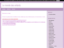 Tablet Screenshot of lemondedesenfants.blog4ever.com