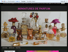 Tablet Screenshot of miniaturesdeparfum.blog4ever.com