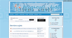 Desktop Screenshot of aide.blog4ever.com
