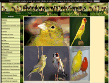 Tablet Screenshot of chardonnerets-canaries.blog4ever.com